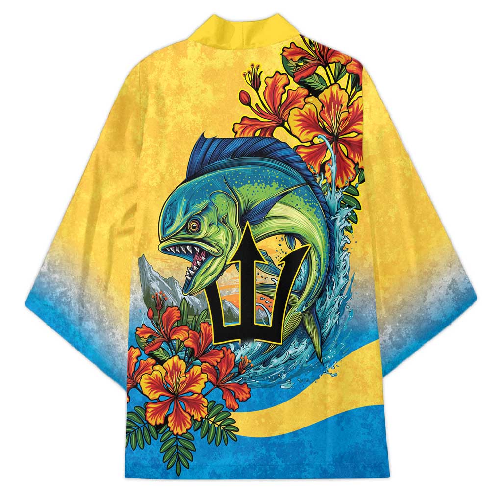 Black Barbadians Mahi-mahi Trident Kimono