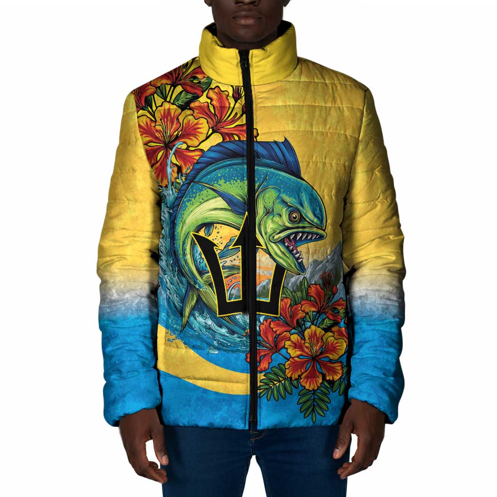 Black Barbadians Mahi-mahi Trident Padded Jacket