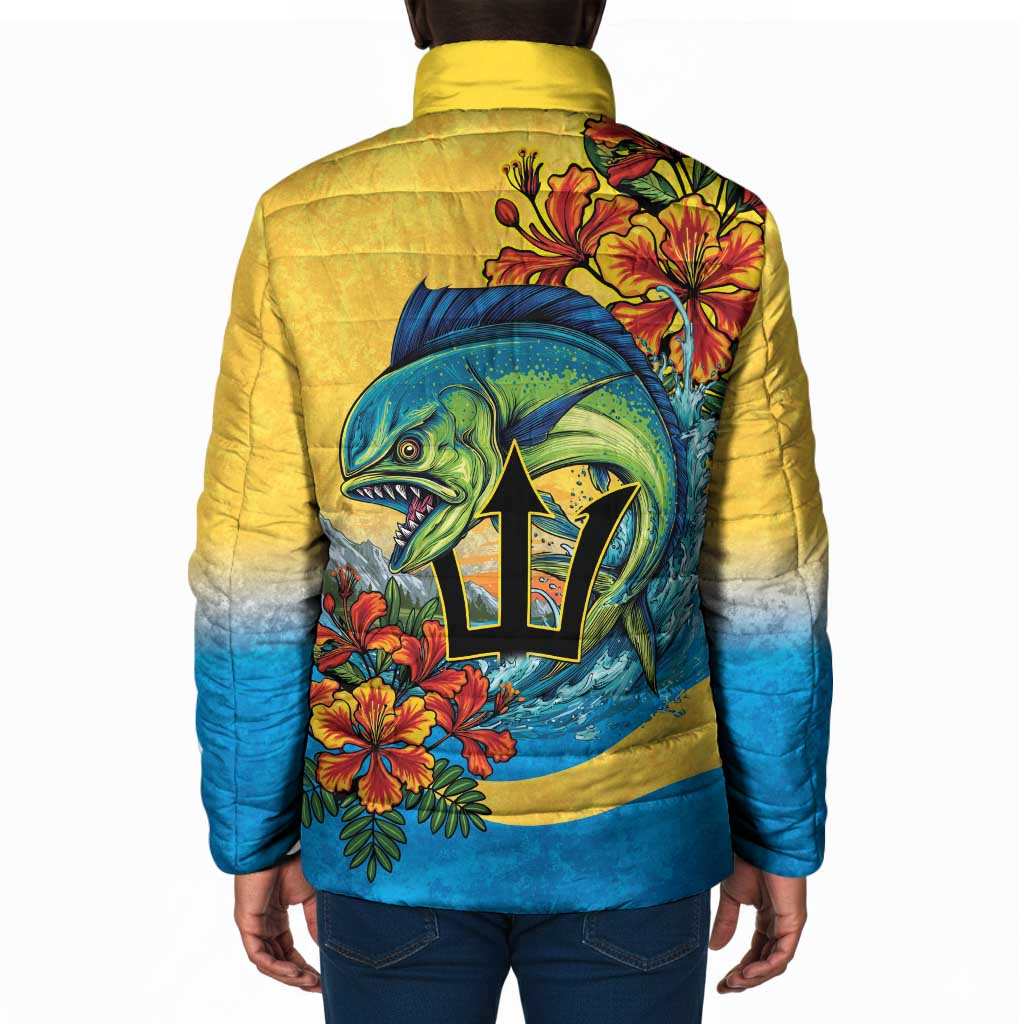 Black Barbadians Mahi-mahi Trident Padded Jacket