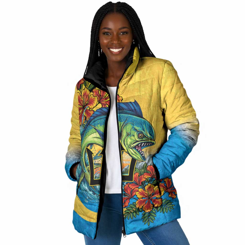 Black Barbadians Mahi-mahi Trident Padded Jacket