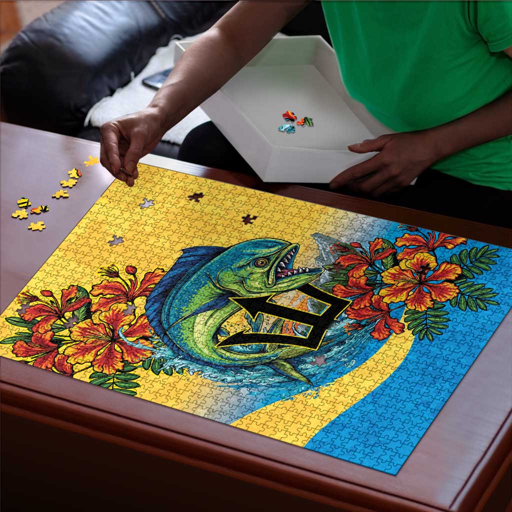 Black Barbadians Mahi-mahi Trident Puzzle