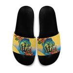Black Barbadians Mahi-mahi Trident Slide Sandals