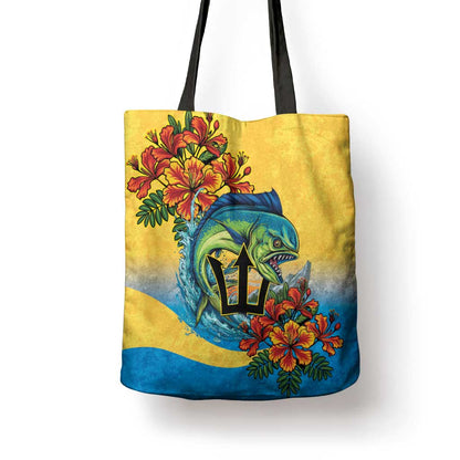 Black Barbadians Mahi-mahi Trident Tote Bag