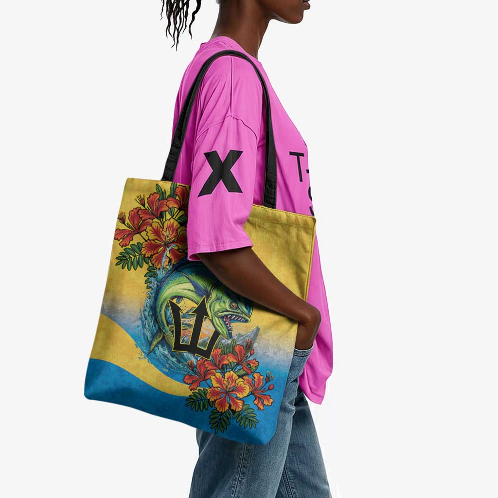 Black Barbadians Mahi-mahi Trident Tote Bag