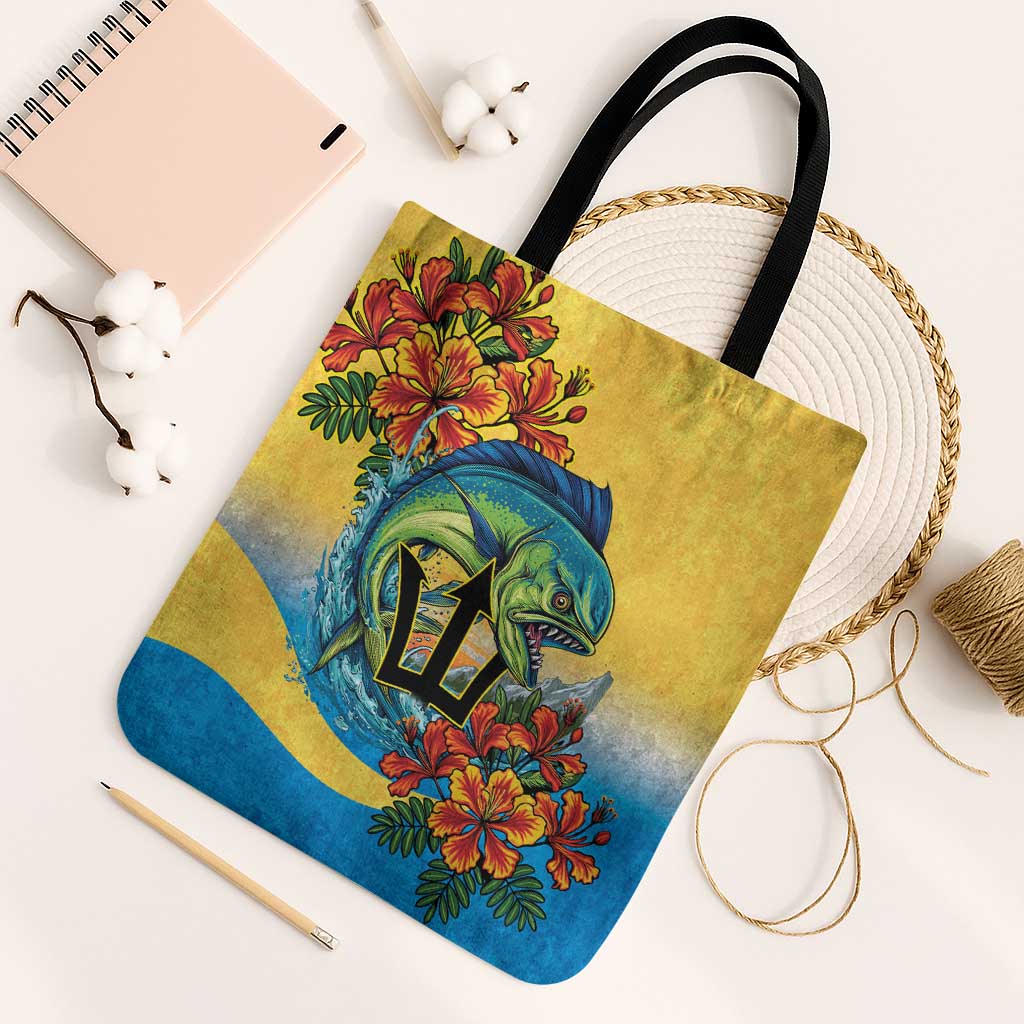 Black Barbadians Mahi-mahi Trident Tote Bag