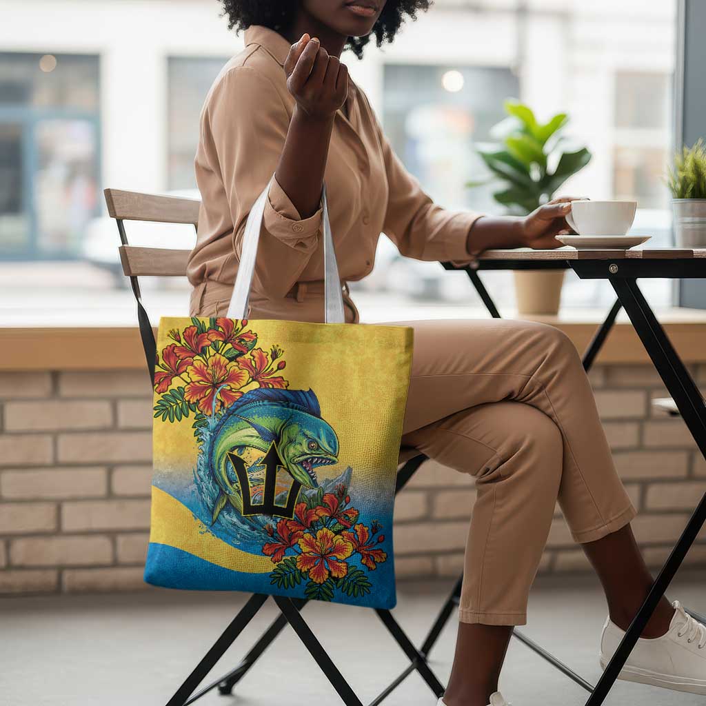 Black Barbadians Mahi-mahi Trident Tote Bag