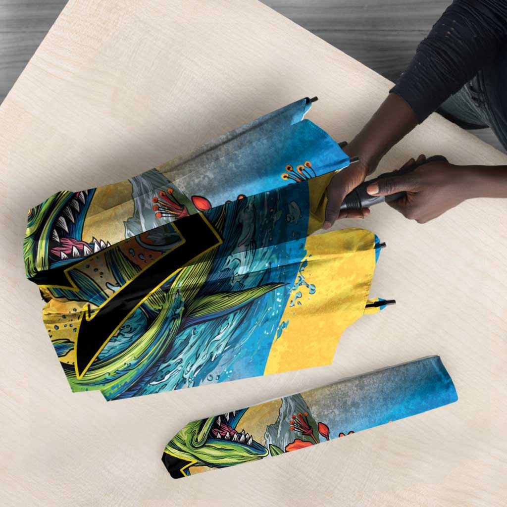 Black Barbadians Mahi-mahi Trident Umbrella