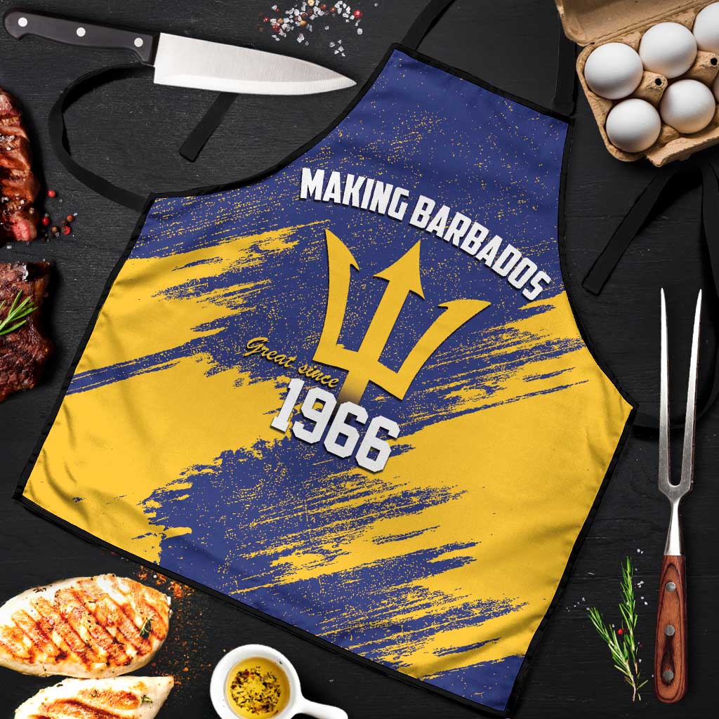 Black Barbadians Pride Est 1966 Apron