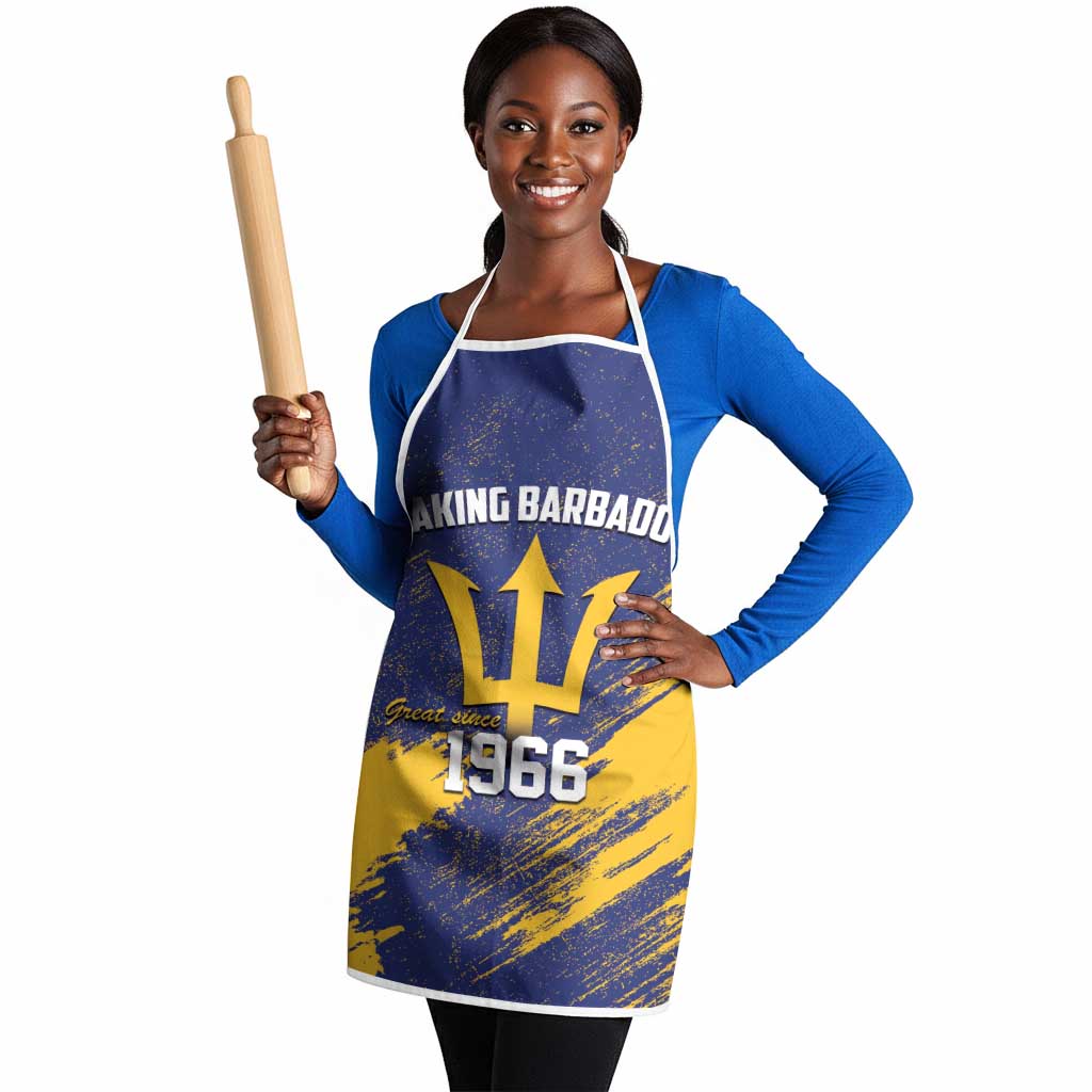 Black Barbadians Pride Est 1966 Apron