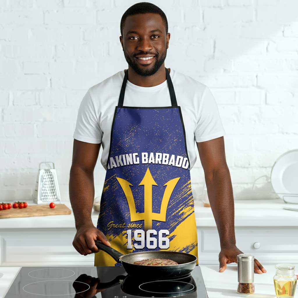 Black Barbadians Pride Est 1966 Apron
