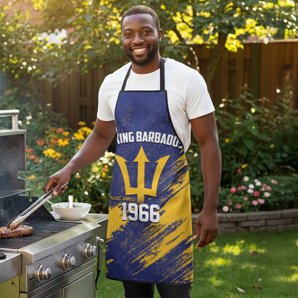 Black Barbadians Pride Est 1966 Apron
