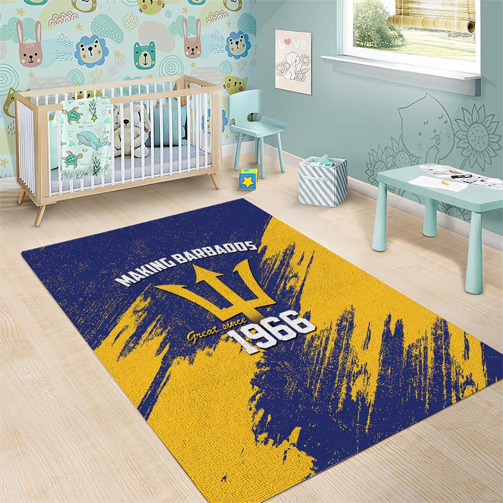 Black Barbadians Pride Est 1966 Area Rug - African Pride
