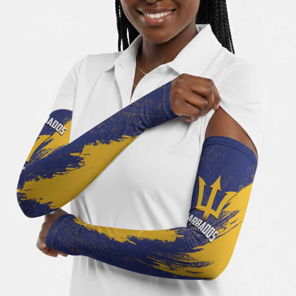 Black Barbadians Pride Est 1966 Arm Sleeves