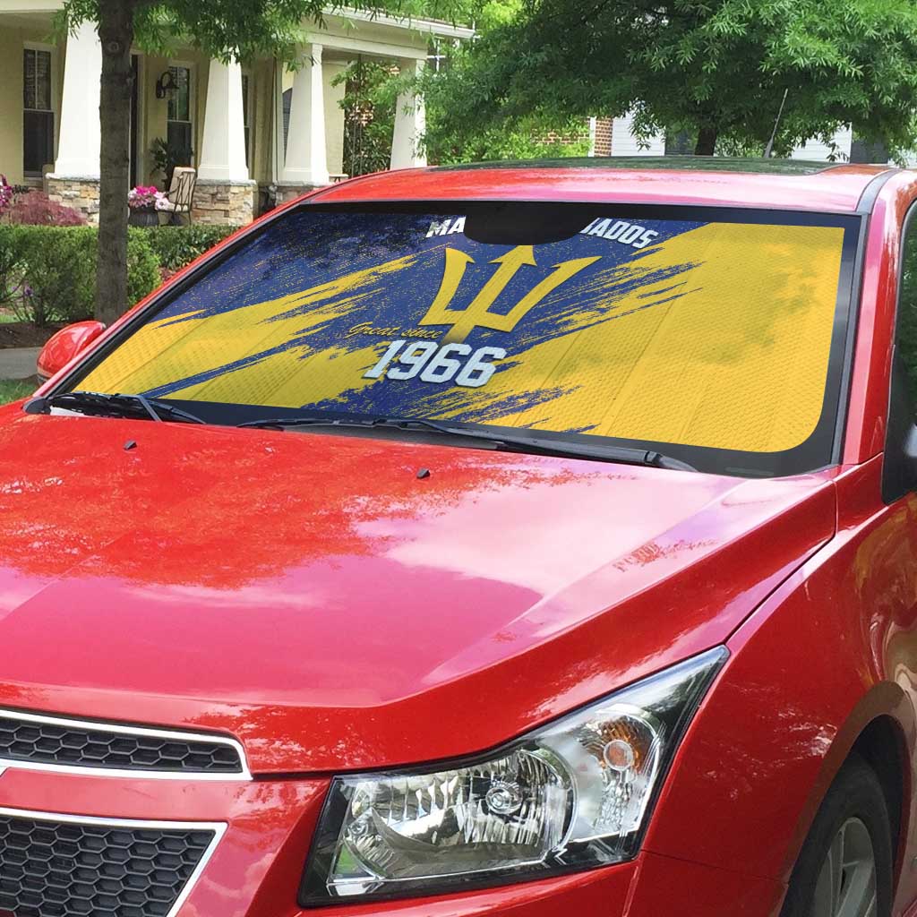 Black Barbadians Pride Est 1966 Auto Sun Shade