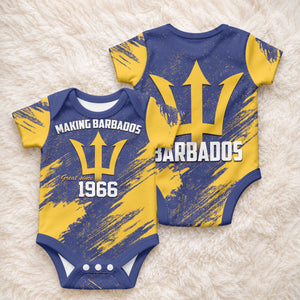 Black Barbadians Pride Est 1966 Baby Onesie