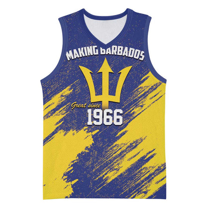 Black Barbadians Pride Est 1966 Basketball Jersey LT9