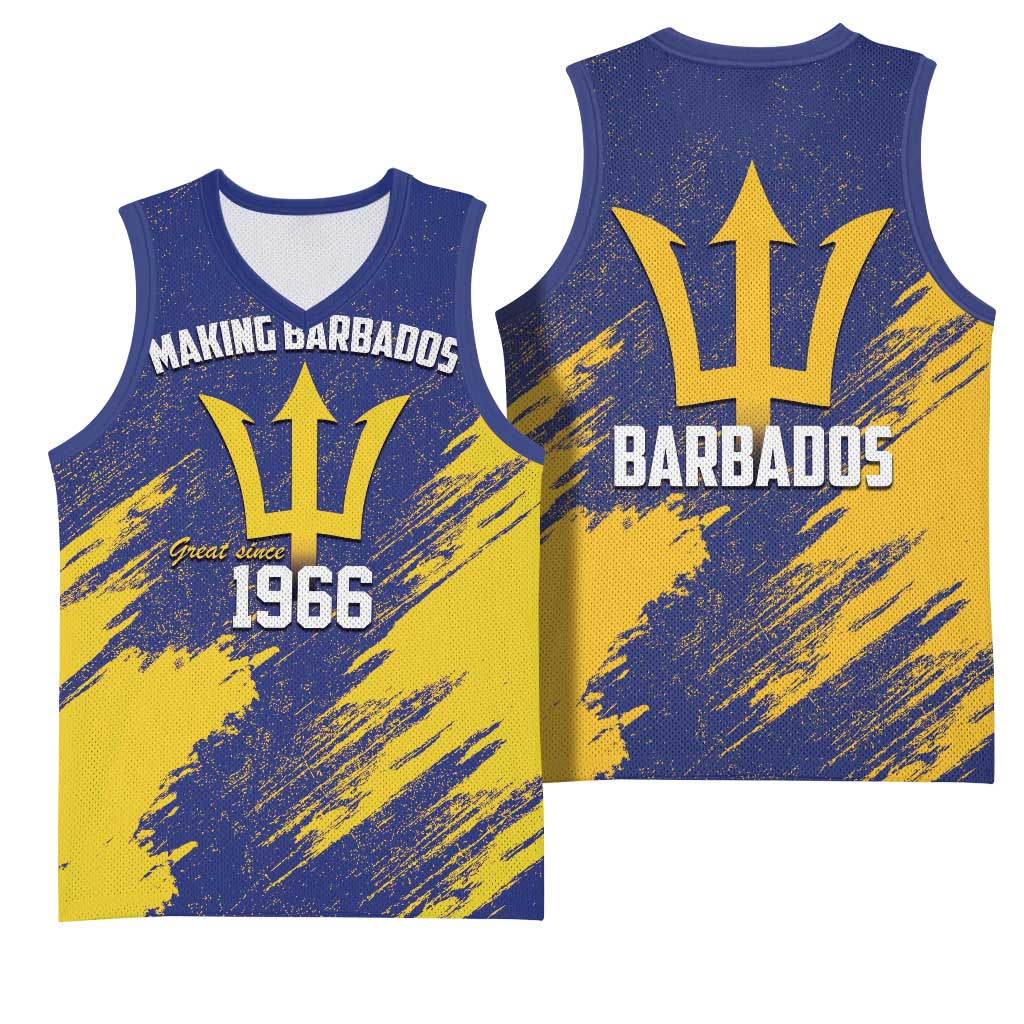 Black Barbadians Pride Est 1966 Basketball Jersey LT9