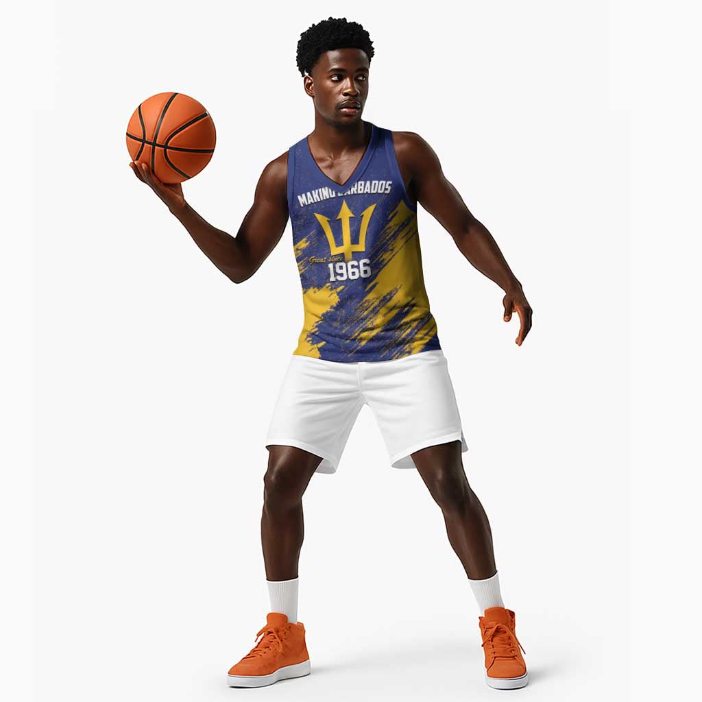 Black Barbadians Pride Est 1966 Basketball Jersey LT9