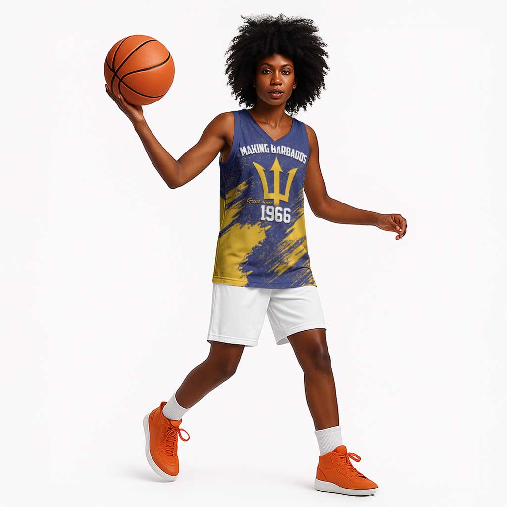 Black Barbadians Pride Est 1966 Basketball Jersey LT9