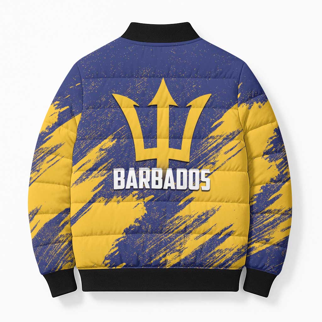 Black Barbadians Pride Est 1966 Bomber Puffer Jacket