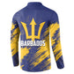 Black Barbadians Pride Est 1966 Button Sweatshirt