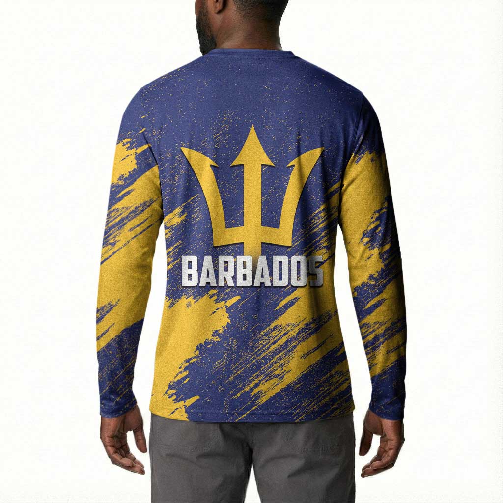 Black Barbadians Pride Est 1966 Button Sweatshirt