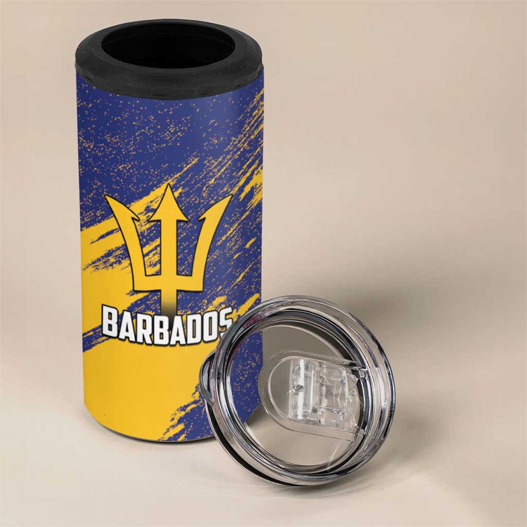 Black Barbadians Pride Est 1966 4 in 1 Can Cooler Tumbler - African Pride