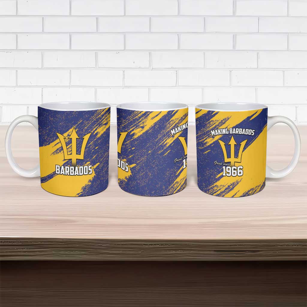 Black Barbadians Pride Est 1966 Ceramic Mug