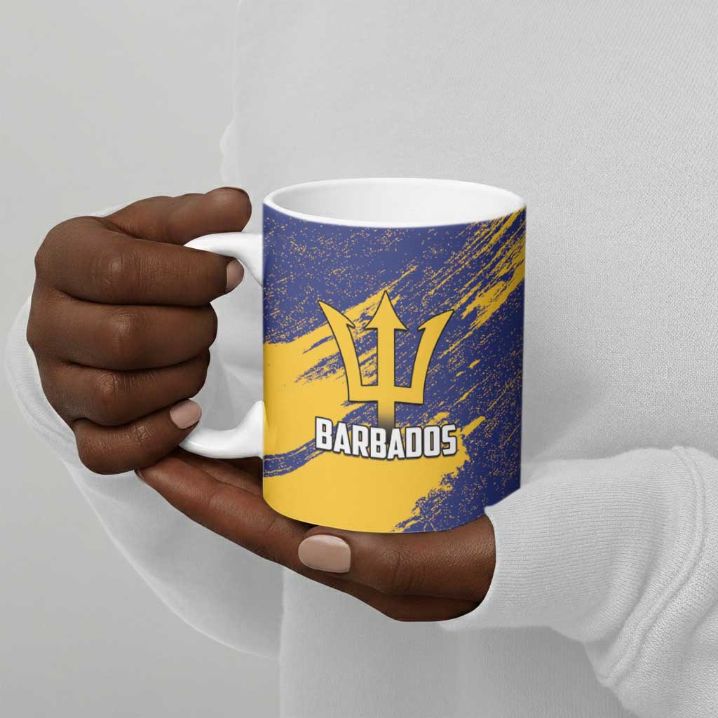 Black Barbadians Pride Est 1966 Ceramic Mug