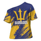 Black Barbadians Pride Est 1966 Cross Shoulder Shirt