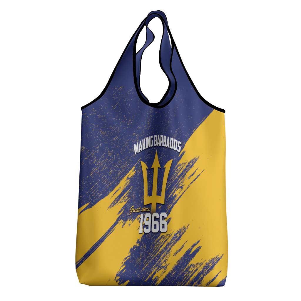 Black Barbadians Pride Est 1966 Grocery Bag - African Pride