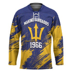 Black Barbadians Pride Est 1966 Hockey Jersey