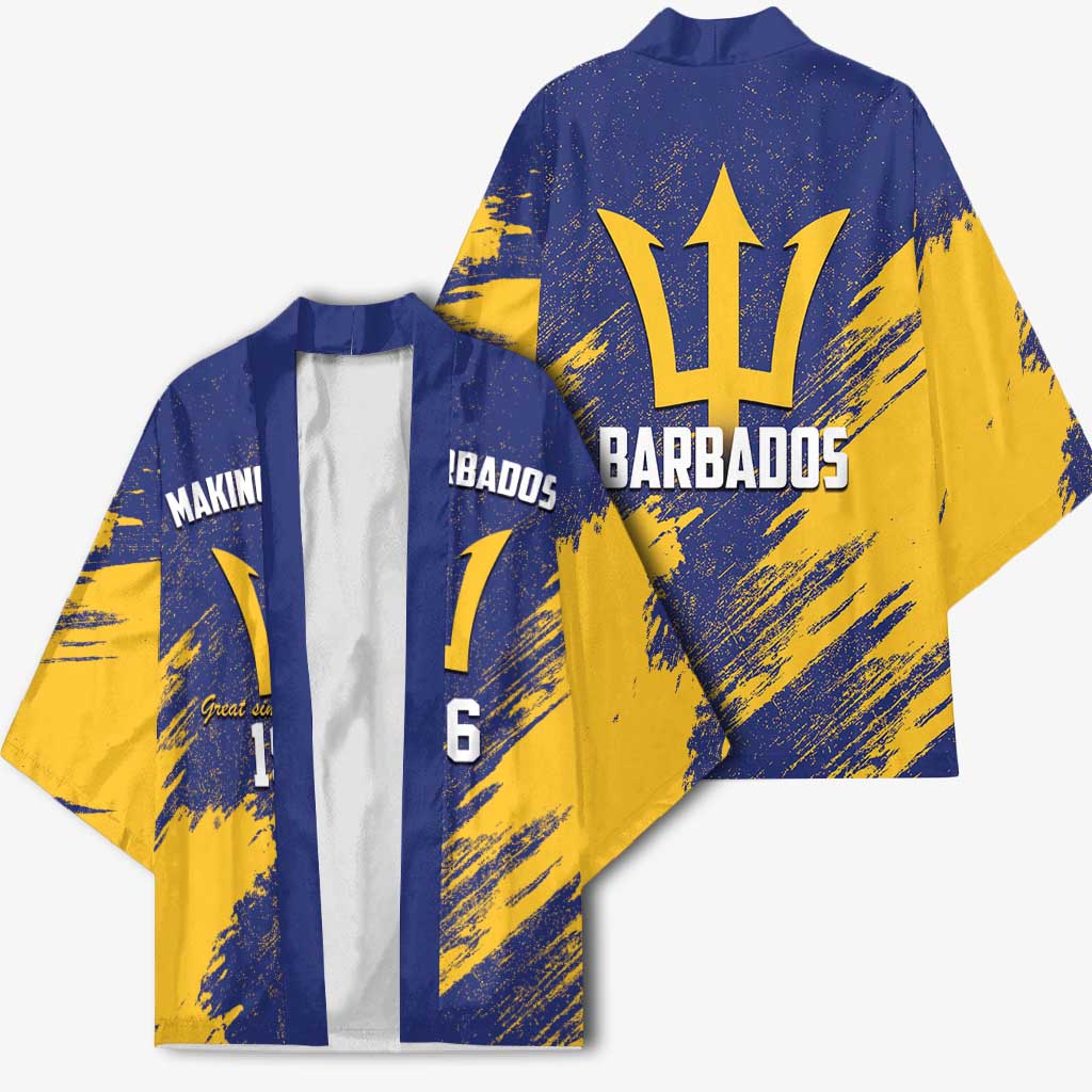 Black Barbadians Pride Est 1966 Kimono