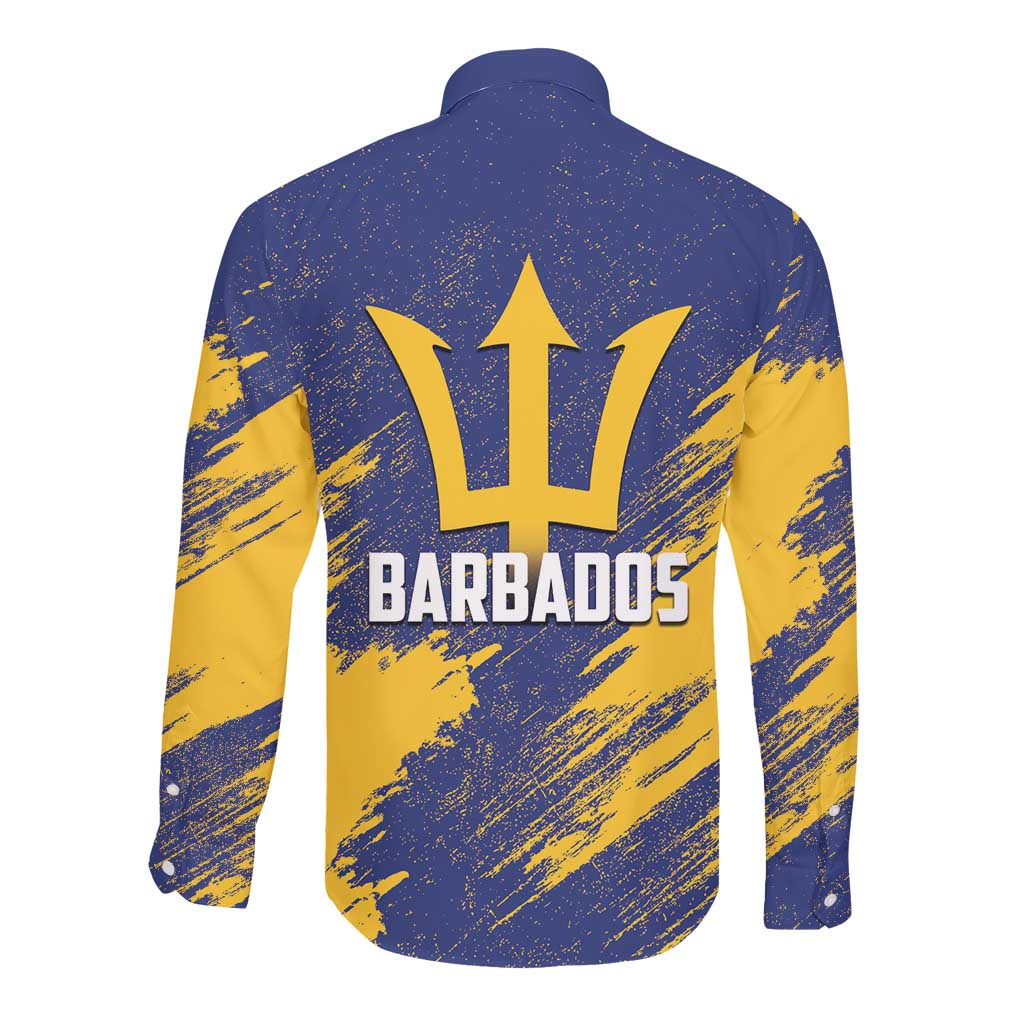 Black Barbadians Pride Est 1966 Long Sleeve Button Shirt - African Pride