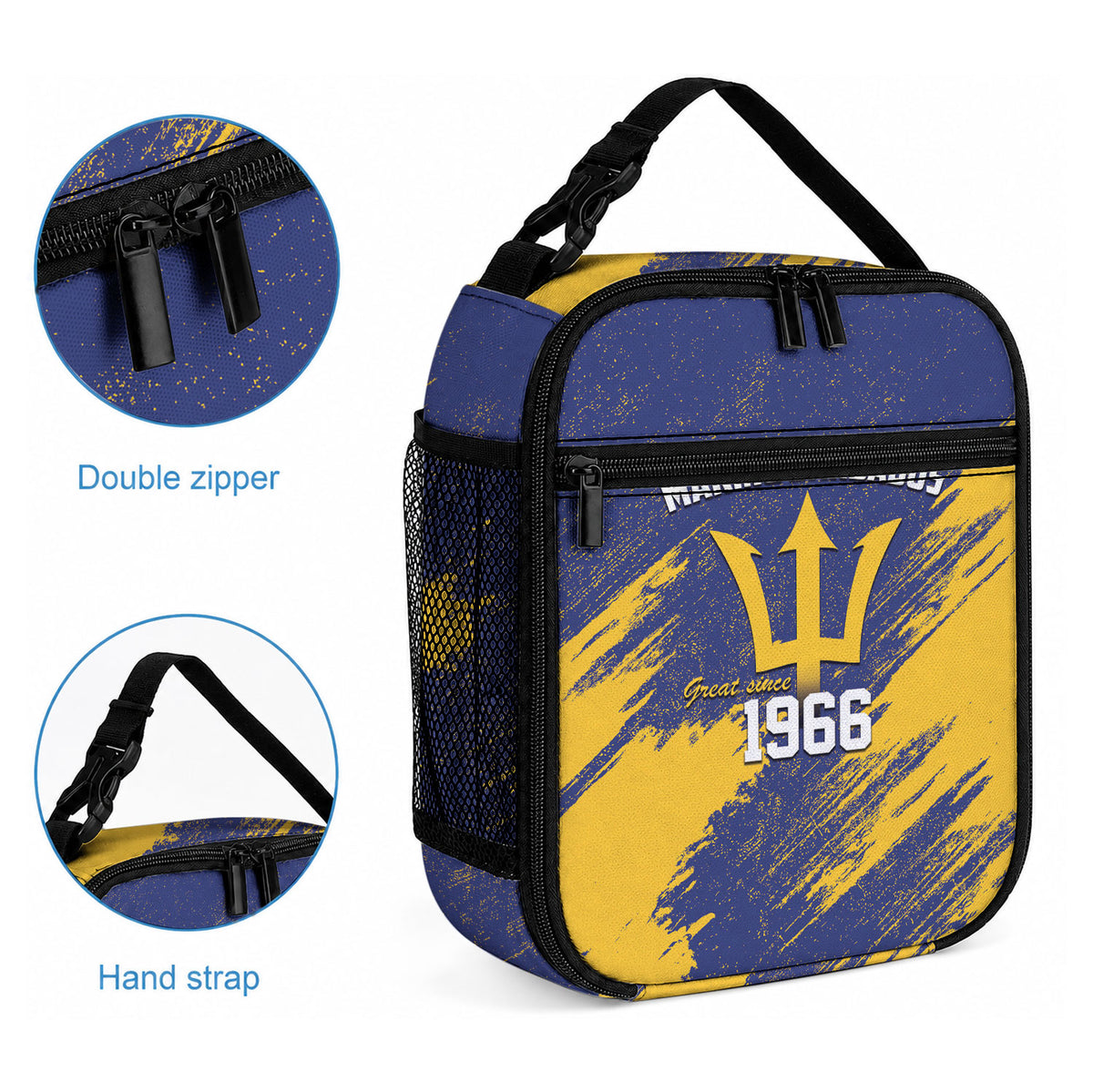 Black Barbadians Pride Est 1966 Lunch Bag