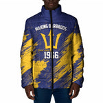 Black Barbadians Pride Est 1966 Padded Jacket