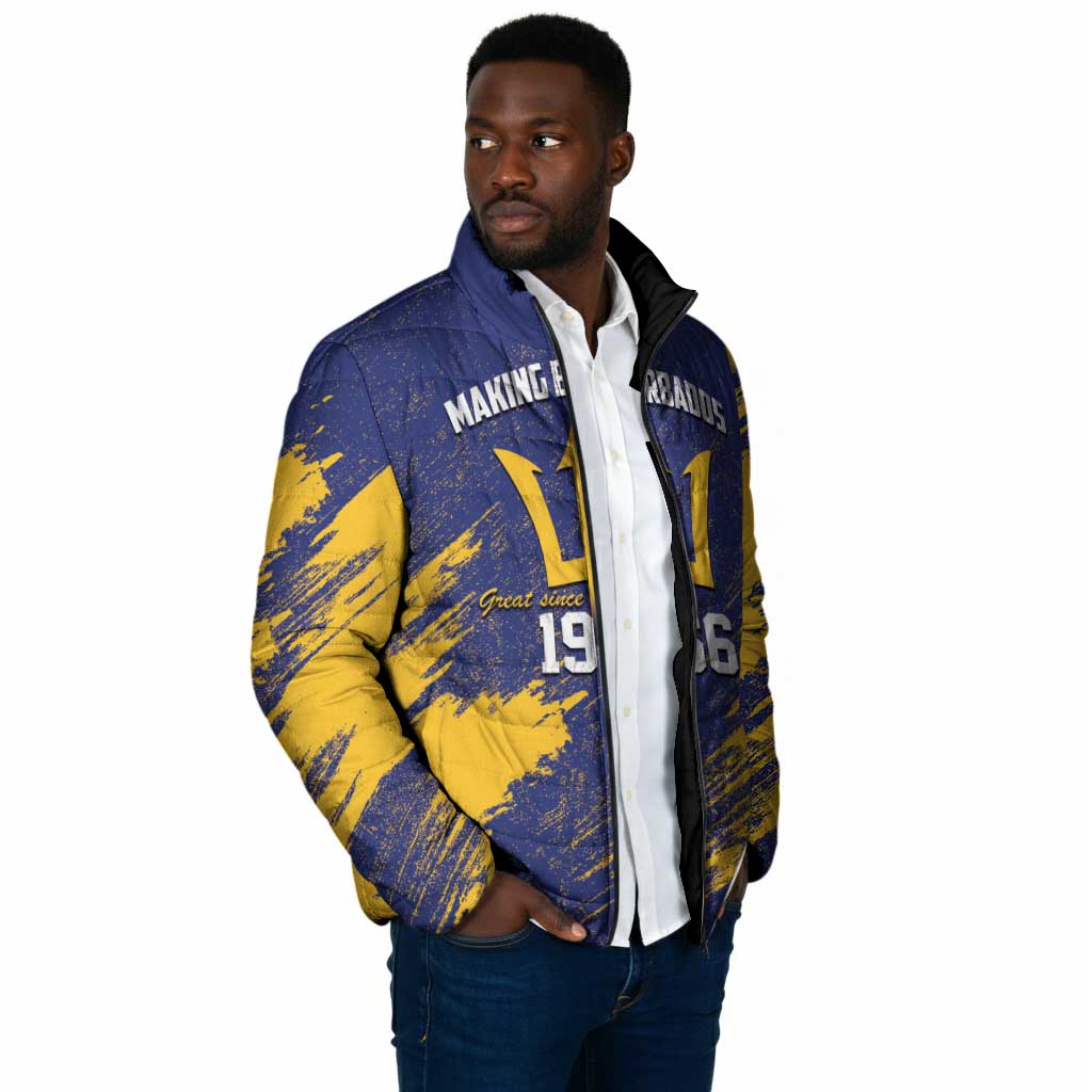 Black Barbadians Pride Est 1966 Padded Jacket