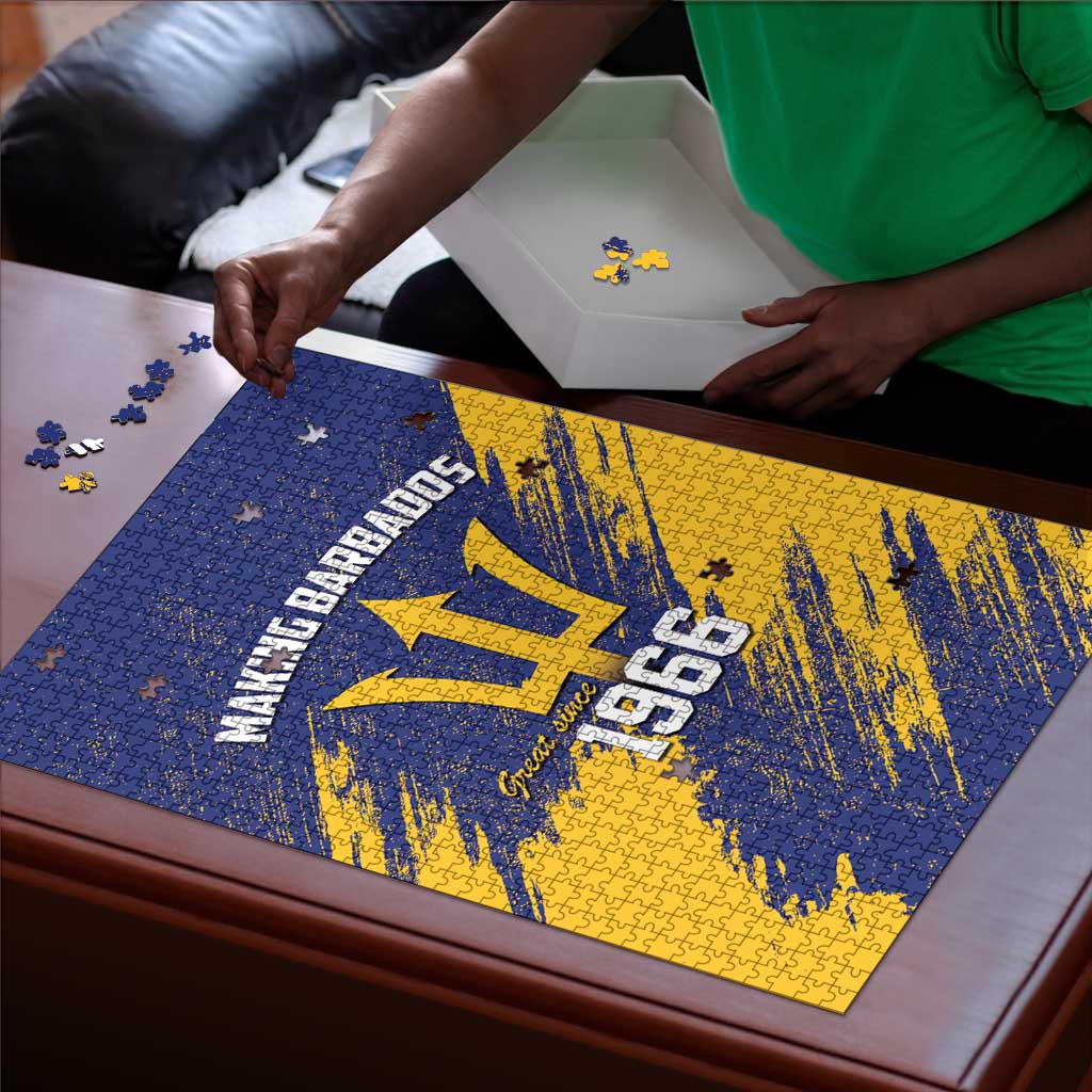 Black Barbadians Pride Est 1966 Puzzle