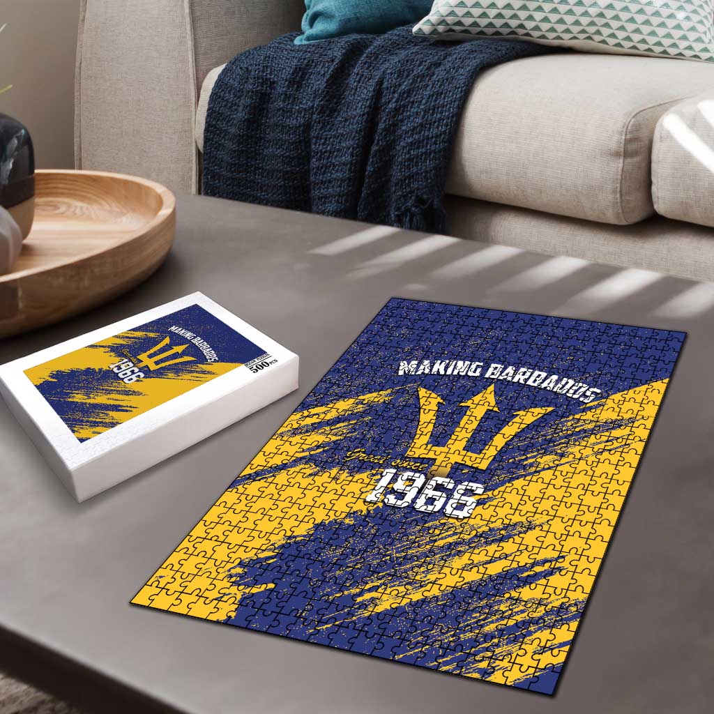 Black Barbadians Pride Est 1966 Puzzle