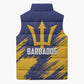 Black Barbadians Pride Est 1966 Sleeveless Puffer Jacket