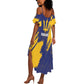 Black Barbadians Pride Est 1966 Summer Maxi Dress - African Pride