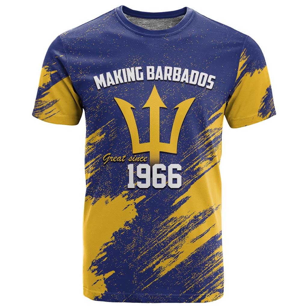 Black Barbadians Pride Est 1966 T shirt - African Pride