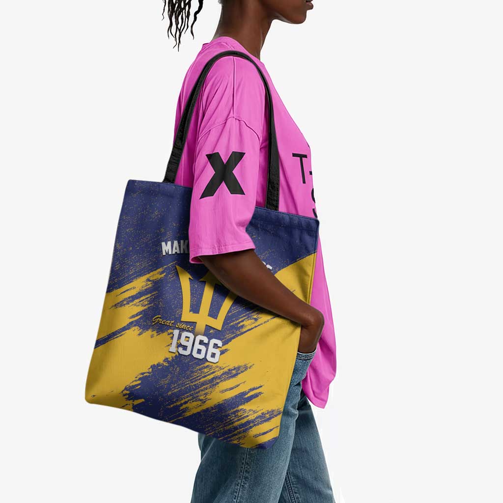 Black Barbadians Pride Est 1966 Tote Bag