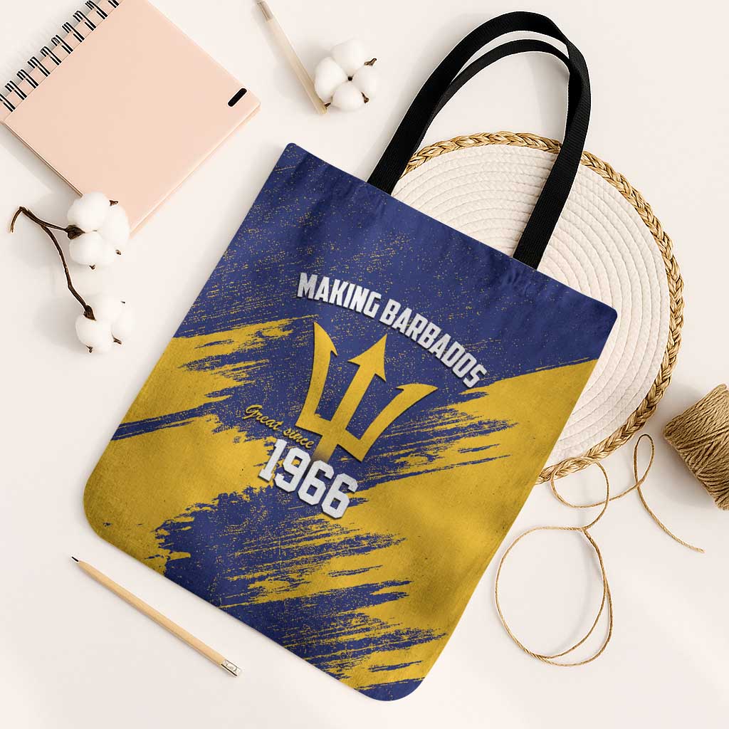 Black Barbadians Pride Est 1966 Tote Bag