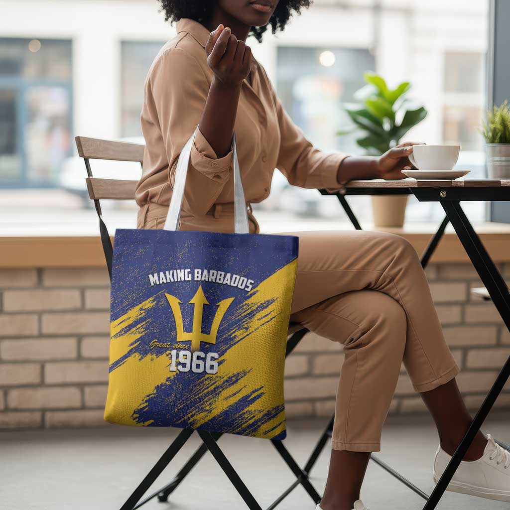 Black Barbadians Pride Est 1966 Tote Bag