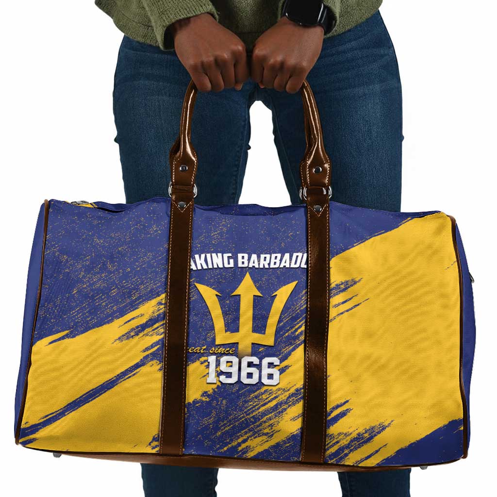 Black Barbadians Pride Est 1966 Travel Bag