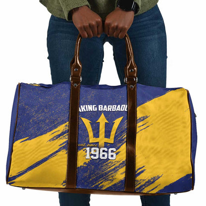 Black Barbadians Pride Est 1966 Travel Bag
