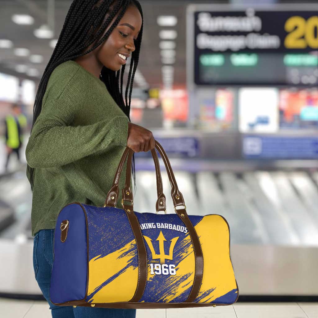 Black Barbadians Pride Est 1966 Travel Bag