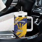 Black Barbadians Pride Est 1966 Tumbler With Handle - African Pride