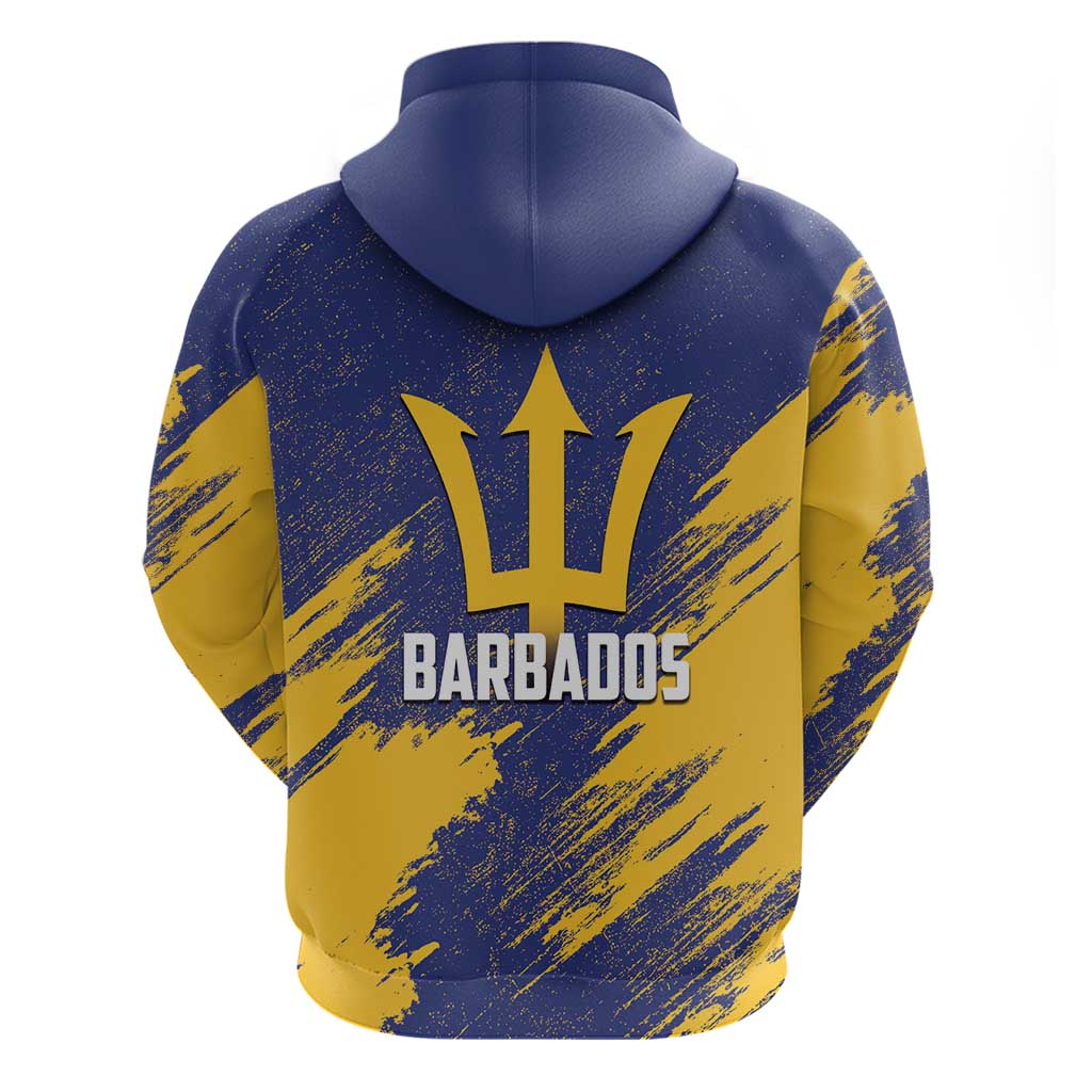 Black Barbadians Pride Est 1966 Zip Hoodie - African Pride